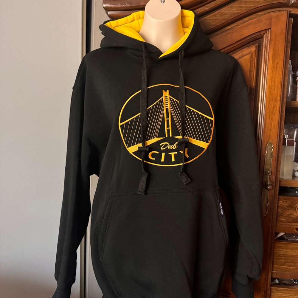 Black and Yellow Dub City Women's Hoodie brand new